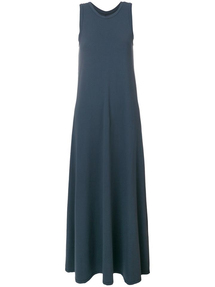 Labo Art Long Crepe Jersey Tank Dress - Blue