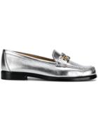 Salvatore Ferragamo Rolo Loafers - Metallic