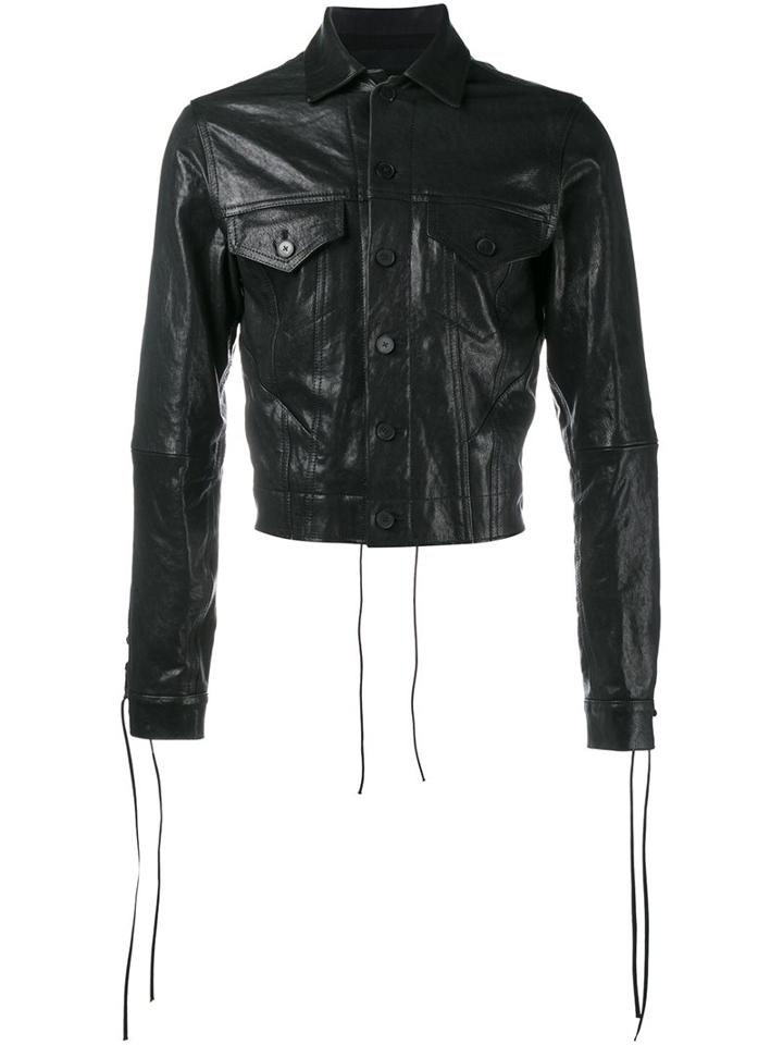 Haider Ackermann Fringed Cropped Jacket
