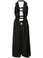 Comme Des Garçons Noir Kei Ninomiya Plunge Jumpsuit - Black
