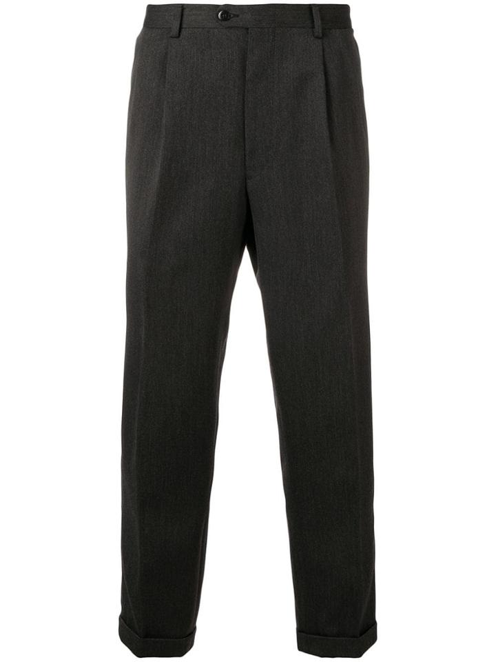 Burberry Vintage 1990's Tailored Trousers - Grey