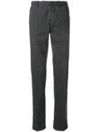 Dell'oglio Stretch Fit Tapered Trousers - Grey