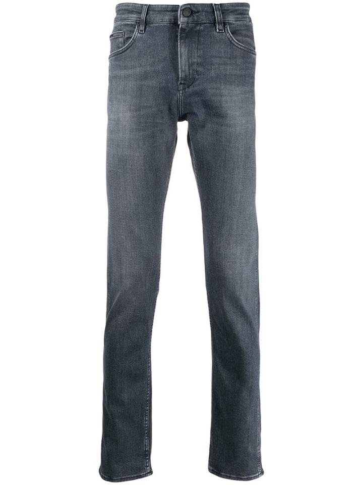 Boss Hugo Boss Faded Skinny Jeans - Grey