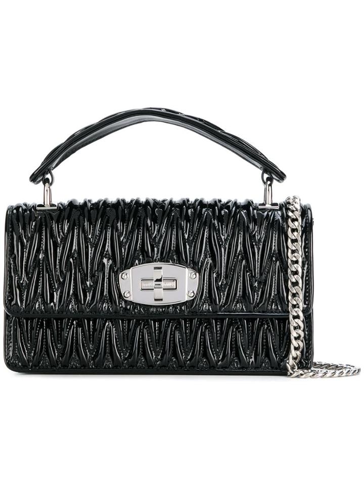 Miu Miu Patent Leather Shoulder Bag - Black