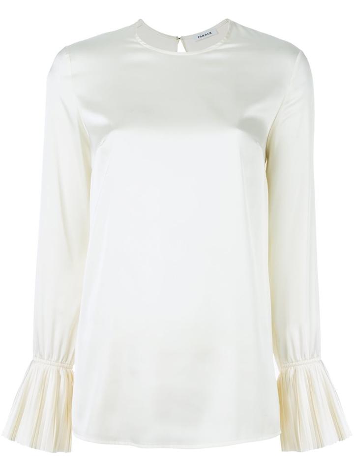 P.a.r.o.s.h. 'piano' Blouse, Women's, Size: Large, White, Polyester
