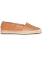 Burberry Monogram Motif Lambskin Espadrilles - Brown