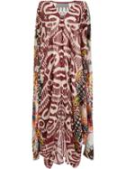 Afroditi Hera Kaftan Dress - Red