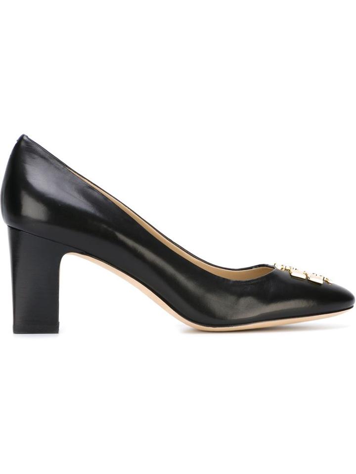 Tory Burch Logo Plaque Pumps