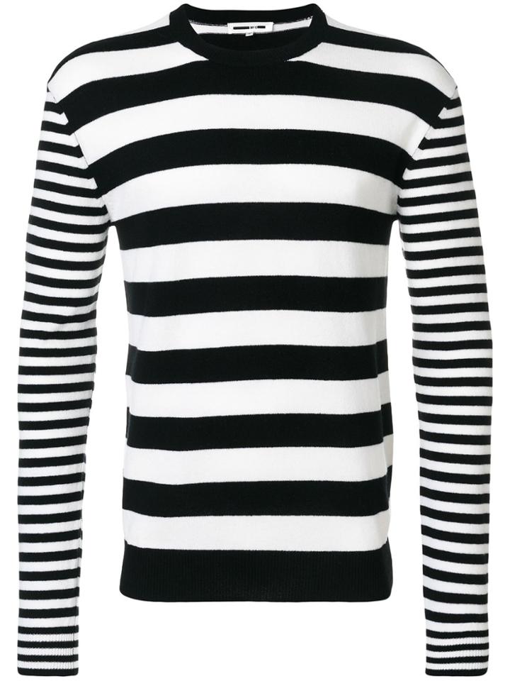 Mcq Alexander Mcqueen Horizontal Stripe Sweater - Black