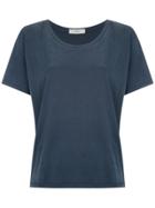 Egrey Short Sleeves Blouse - Blue