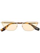 Marc Jacobs Eyewear Cat-eye Shaped Sunglasses - Silver