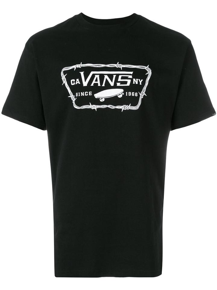 Vans Barbed Wire Logo T-shirt - Black