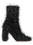 Oscar Tiye Fringed Boots - Black