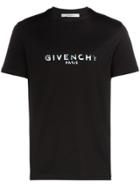 Givenchy Iridescent Printed Logo T-shirt - Black