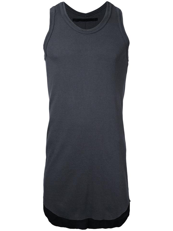 Julius - Tank Top - Men - Cotton/lyocell - 1, Black, Cotton/lyocell