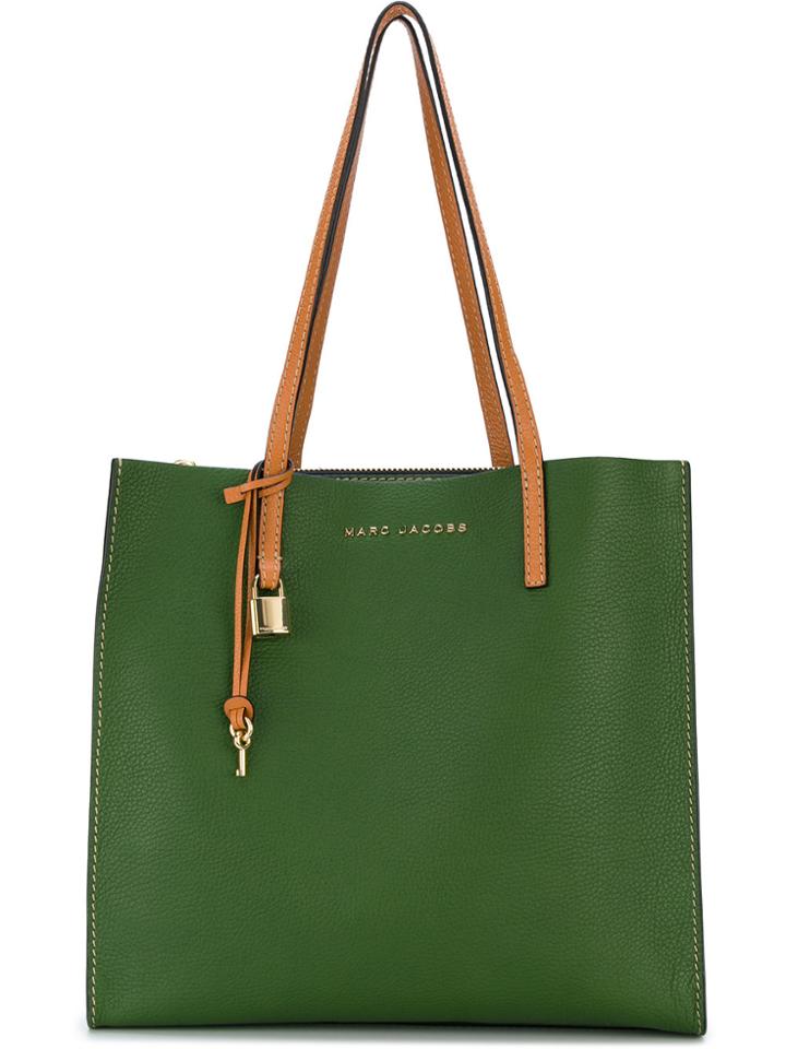 Marc Jacobs The Grind Shopper Colour Block Tote - Green