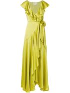 Temperley London Juliette Ruffle Dress - Green