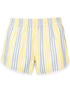 Versus Logo Bands Track Shorts - Grey