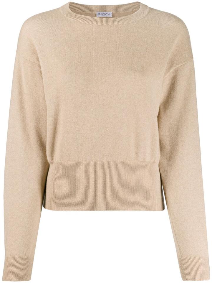 Brunello Cucinelli Cashmere Loose-fit Jumper - Neutrals