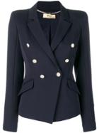 Liu Jo Embossed Button Blazer - Blue