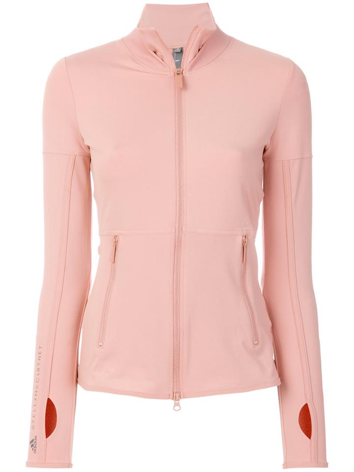 Adidas By Stella Mccartney Slim Fit Performance Jacket - Pink & Purple
