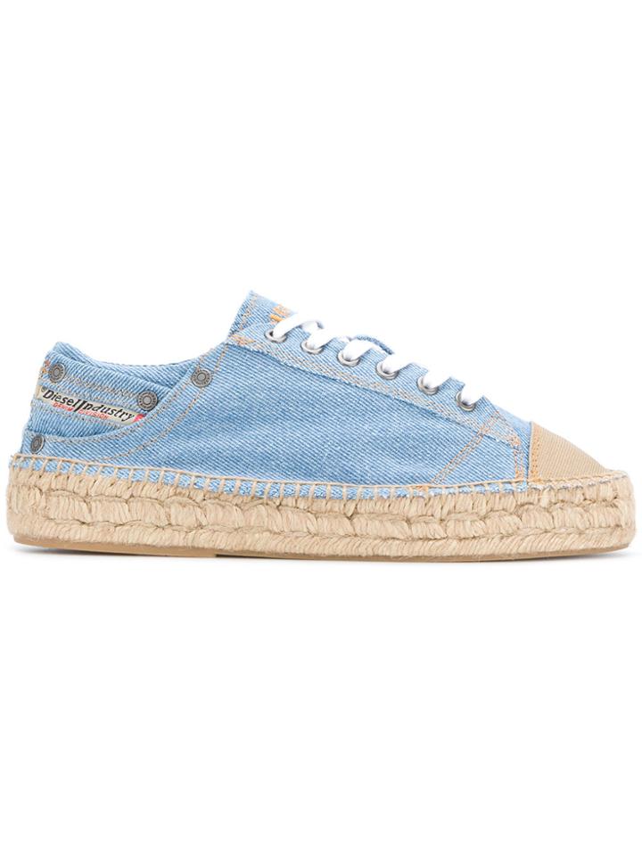 Diesel Espadrille Sneakers - Blue