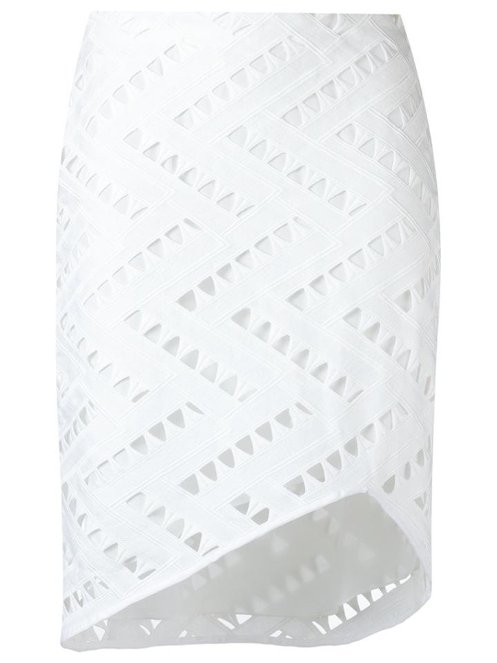 Tufi Duek Asymmetric Skirt - White