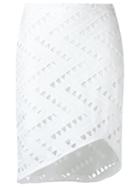 Tufi Duek Asymmetric Skirt - White