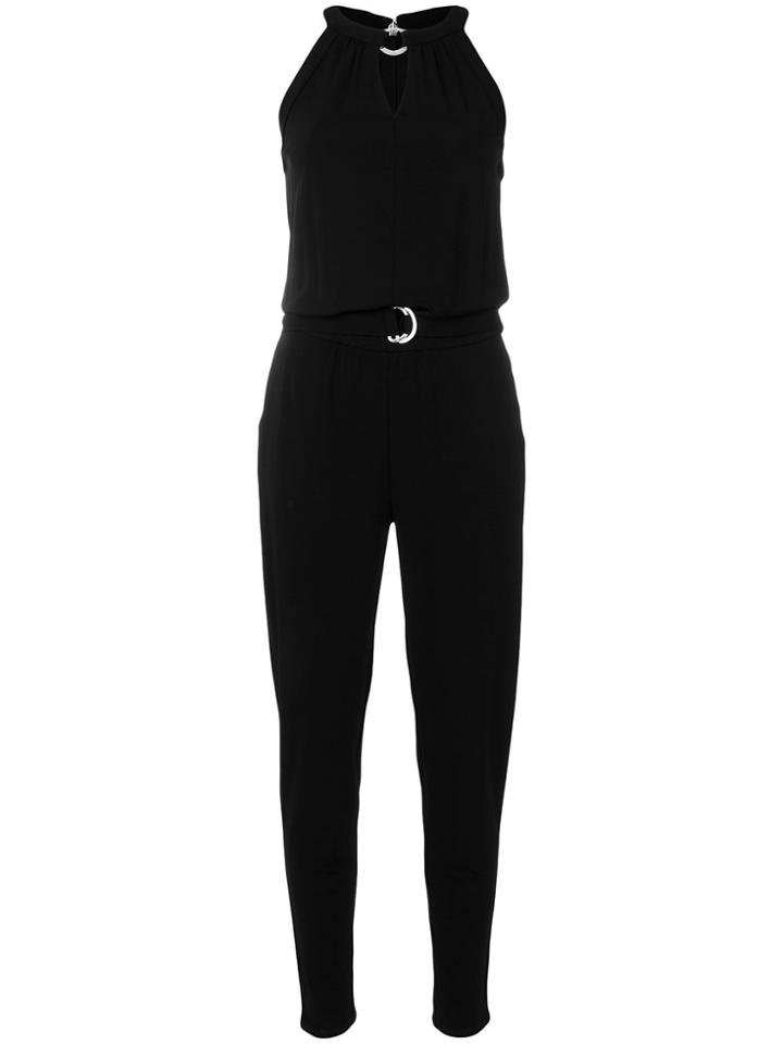 Michael Michael Kors Keyhole Detail Jumpsuit - Black
