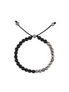 M. Cohen Lava Stone Bead Bracelet - Black