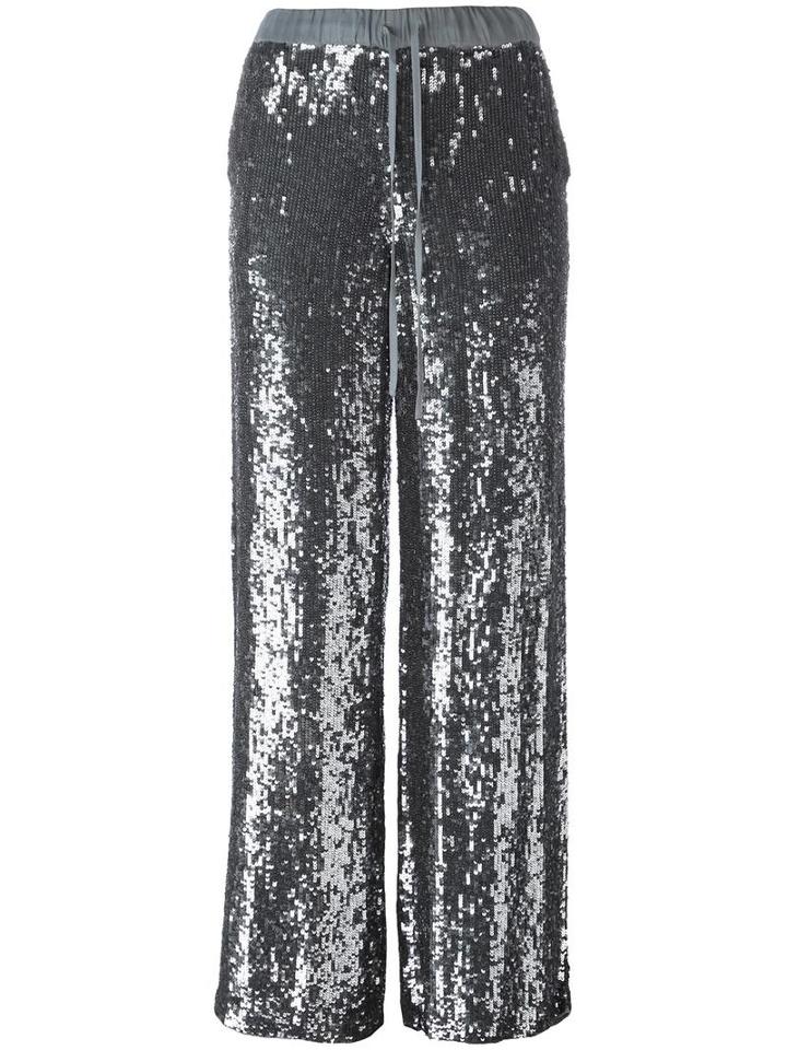 P.a.r.o.s.h. 'googi' Trousers, Women's, Grey, Viscose/pvc