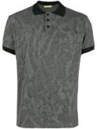 Versace Jeans Textured Polo Shirt - Grey