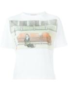 Olympia Le-tan Illustration Print T-shirt, Women's, Size: 40, White, Cotton