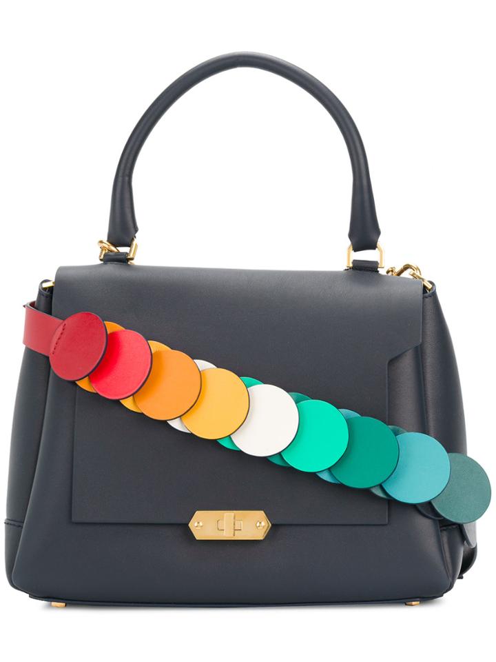 Anya Hindmarch Small Bathurst Circle Satchel - Blue