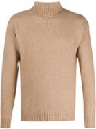 Laneus Rollneck Knit Sweater - Neutrals