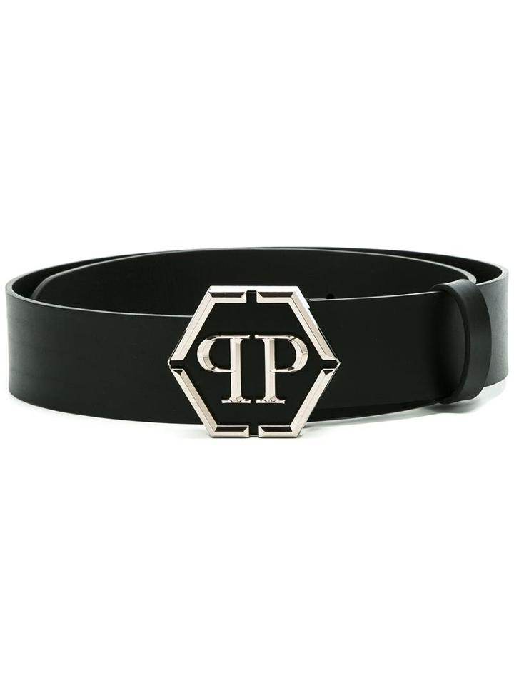 Philipp Plein 'chelsea' Belt, Men's, Size: 95, Black, Calf Leather
