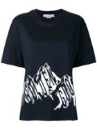 Golden Goose Logo Print T-shirt - Blue