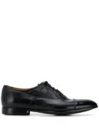 Green George Derby Shoes - Black