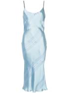 Christopher Esber Striped Pattern Midi Dress - Blue