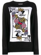 Boutique Moschino Fantasy Knit Top - Black
