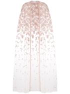 Zuhair Murad Embellished Floor Length Cape - Pink