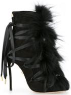 Dsquared2 Faux-fur Embellished Boots - Black