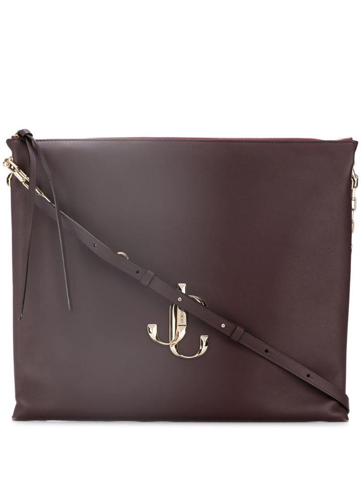 Jimmy Choo Varenne Shoulder Bag - Red