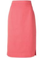 Emporio Armani Side Slit Skirt - Pink