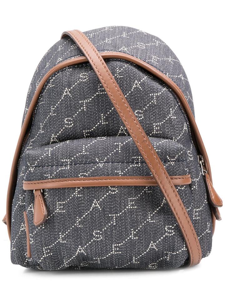 Stella Mccartney Mini Monogram Backpack - Blue