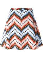 Kenzo Chevron Skirt, Women's, Size: M, Cotton/spandex/elastane