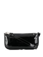 By Far Varnished Effect Tote - Black