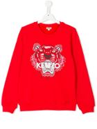 Kenzo Kids Teen Tiger Embroidered Sweatshirt