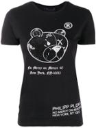 Philipp Plein Round Neck Teddy Bear T-shirt - Black