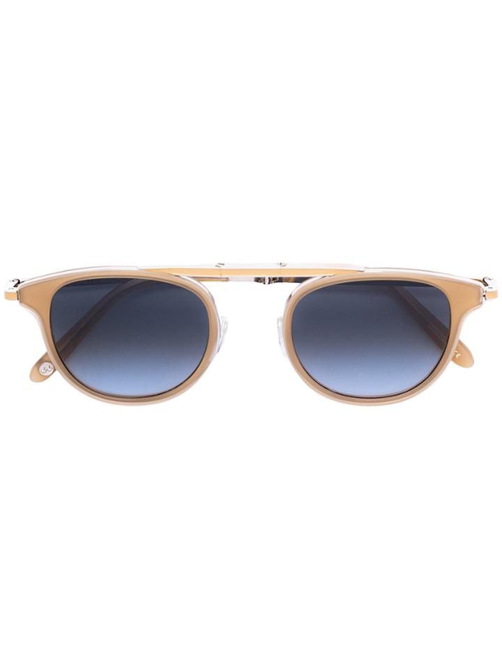 Garrett Leight Van Buren Combo Sunglasses - Nude & Neutrals